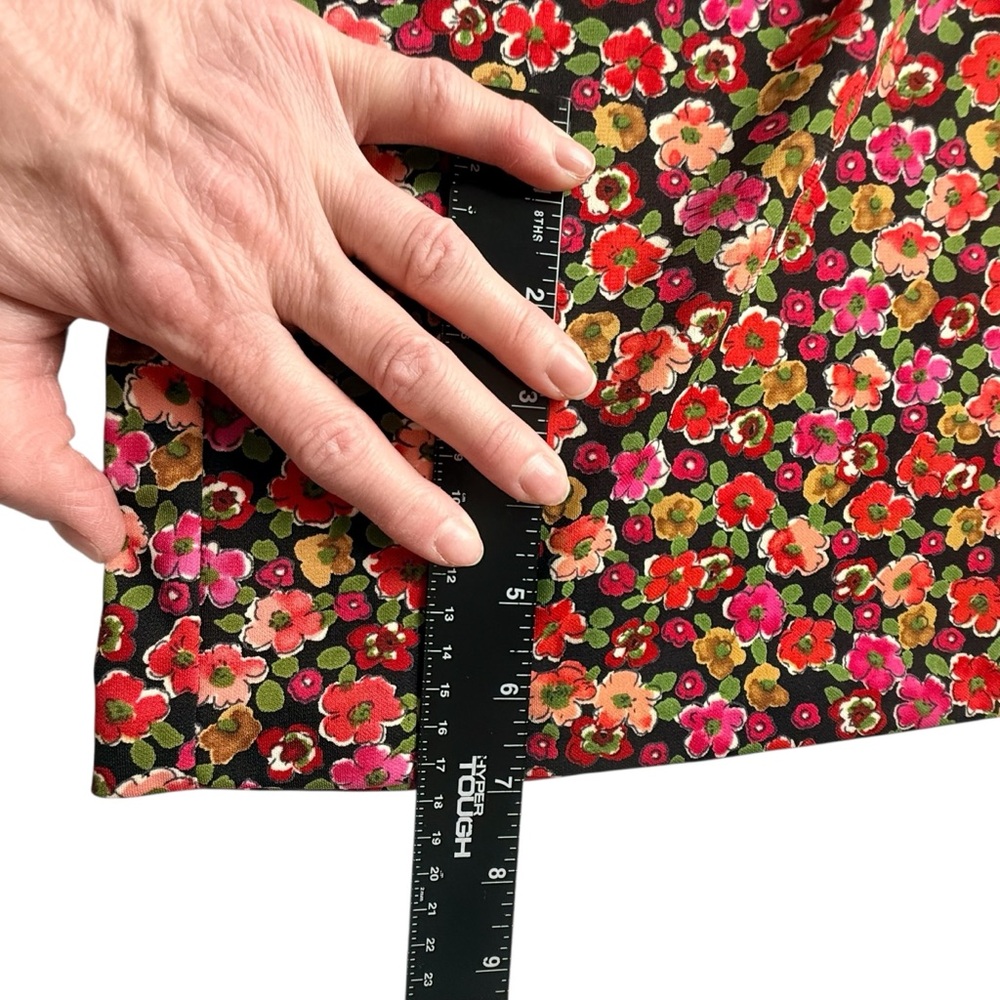 Motherhood Maternity Floral Faux Wrap Midi Dress Size M - Picture 11 of 12